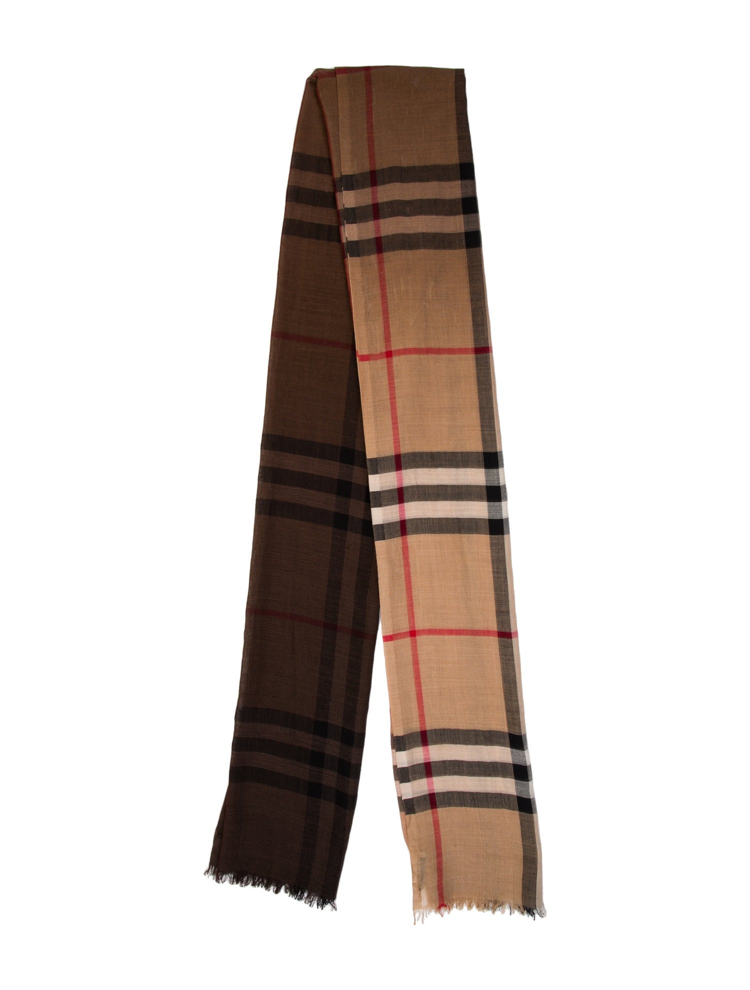 Burberry Silk Striped Scarf