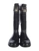 Burberry Nova Check Pattern Rubber Rain Boots