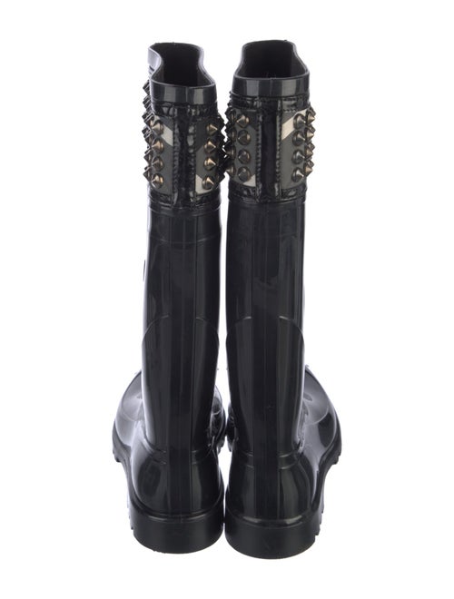 Burberry Nova Check Pattern Rubber Rain Boots