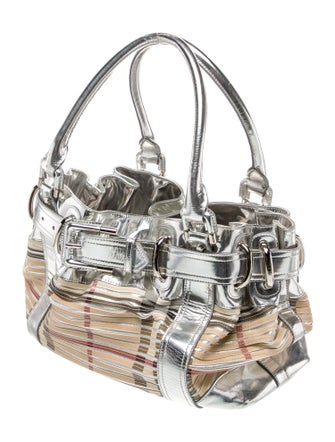 Burberry House Check Top Handle Bag