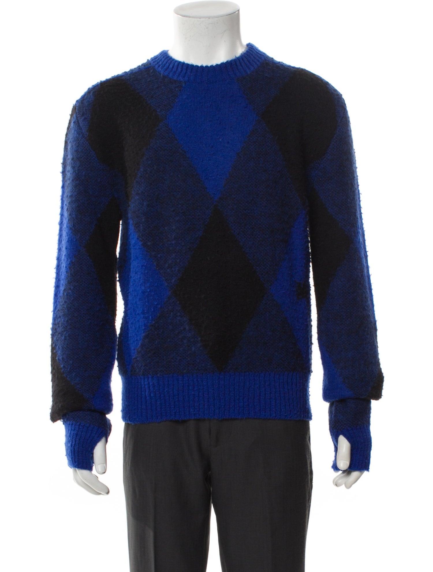 Burberry Wool Colorblock Pattern Pullover w/ Tags