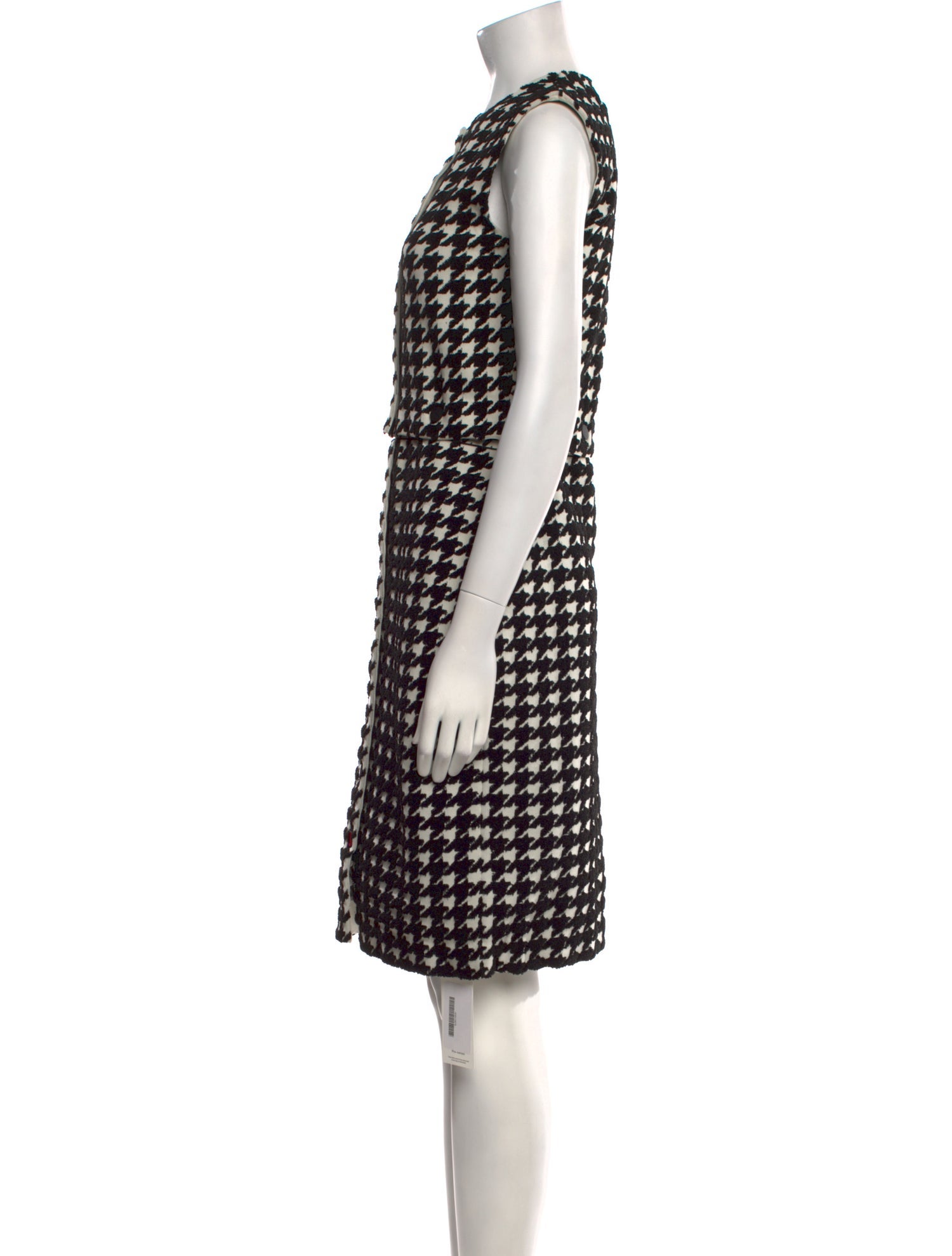Burberry Houndstooth Print Knee-Length Dress w/ Tags