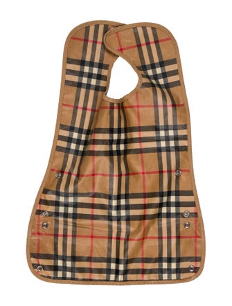 Burberry Infants' Coated Cotton Baby Bib