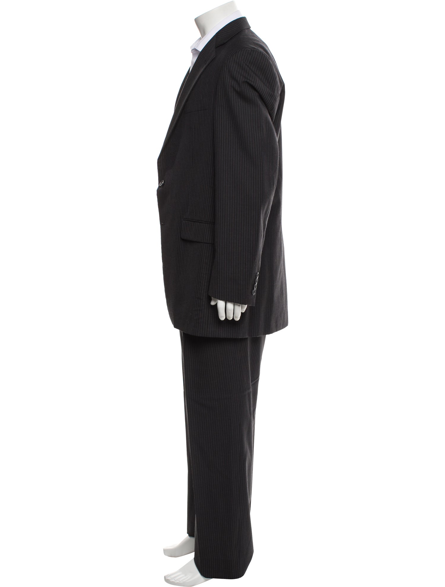 Burberry Wool Striped Two-Piece Suit