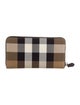 Burberry Exploded Check Pattern Continental Wallet