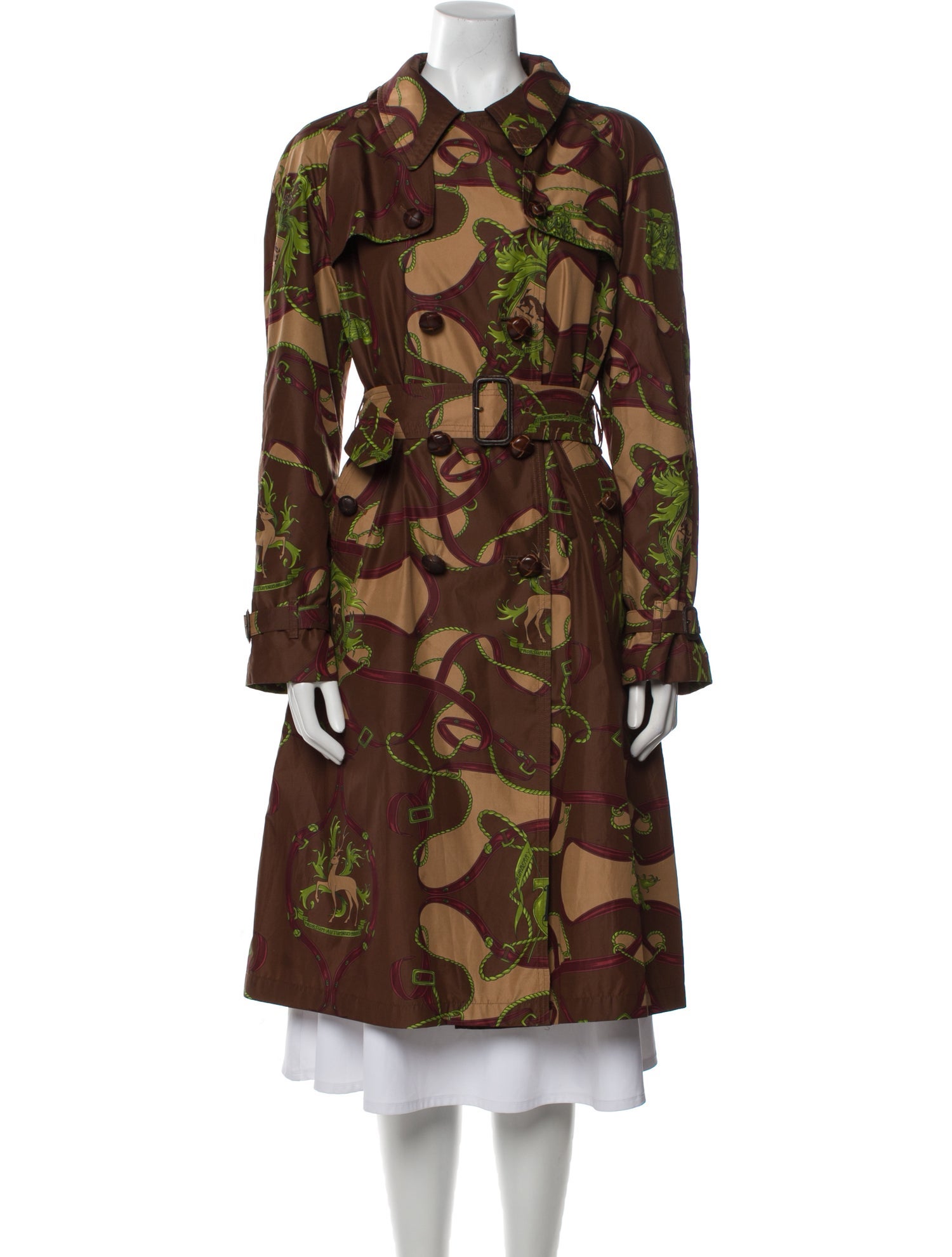 Burberry Printed Trench Coat