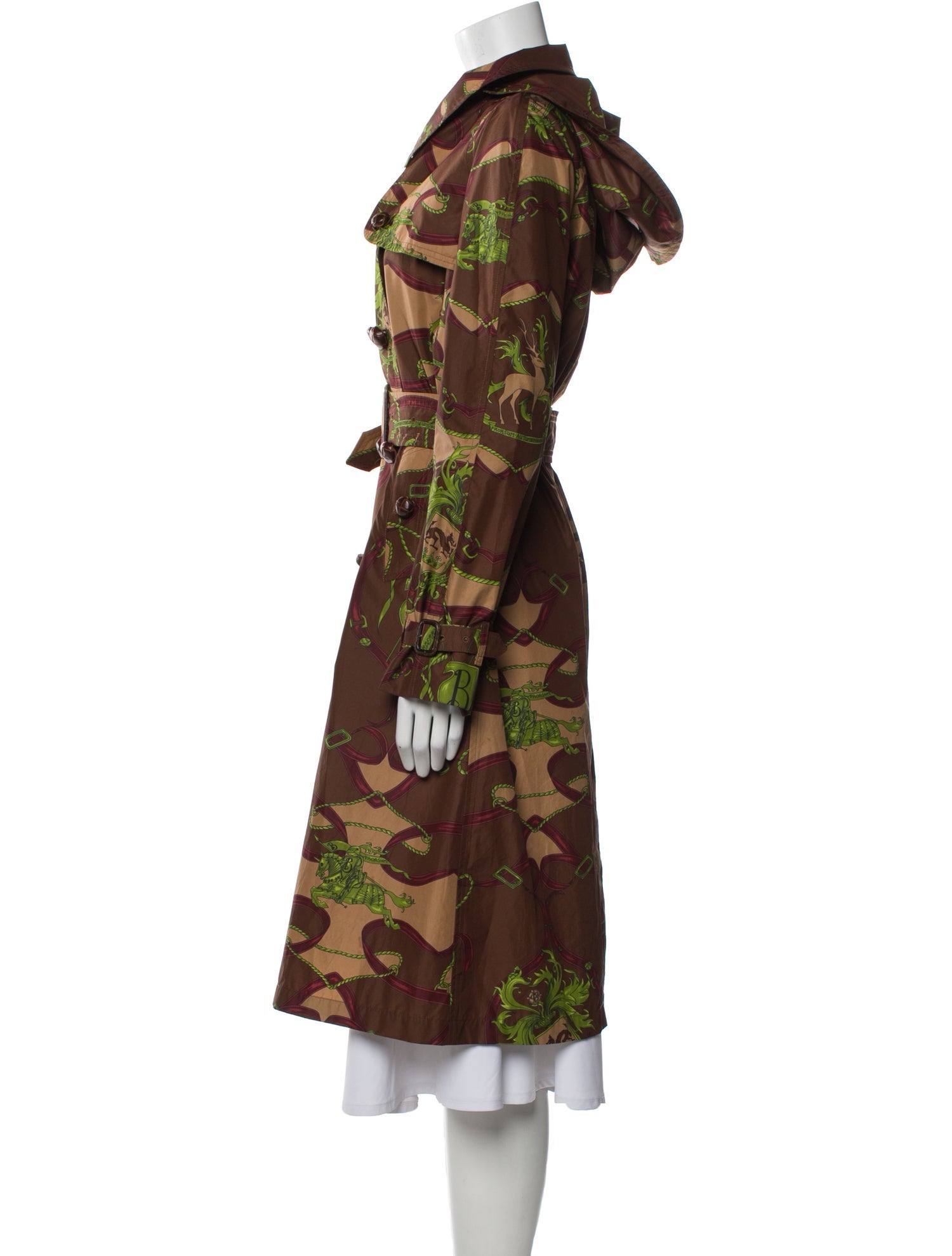 Burberry Printed Trench Coat