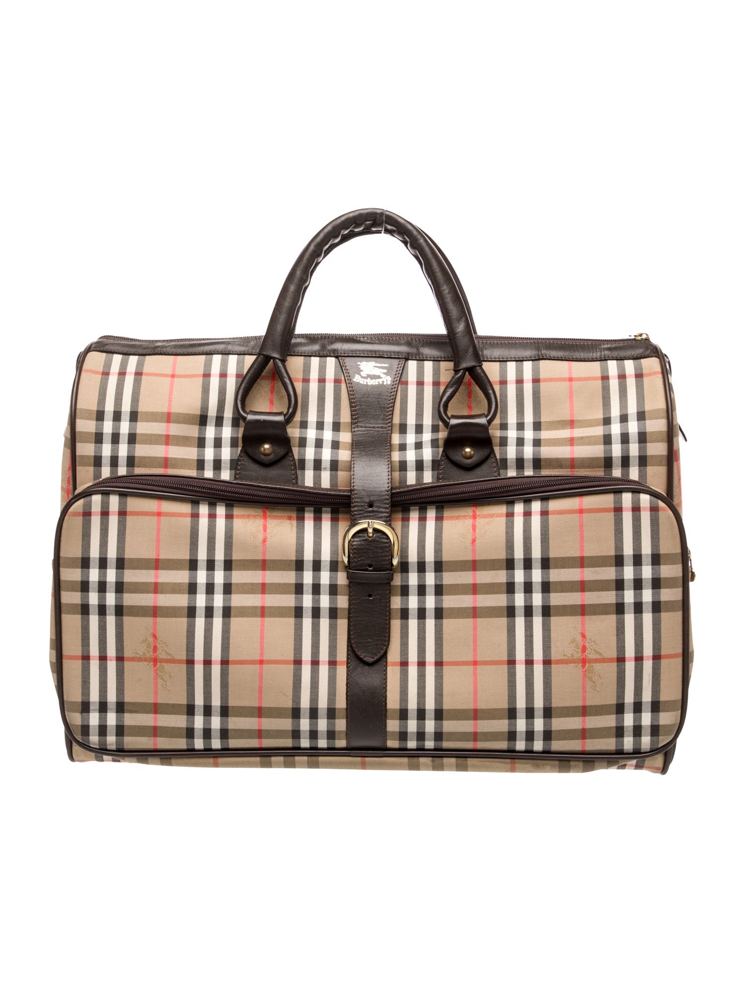 Burberry Haymarket Check Weekender Bag
