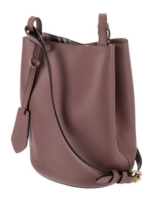 Burberry Haymarket Check Lorne Bucket Bag
