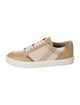Burberry Nova Check Pattern Leather Sneakers