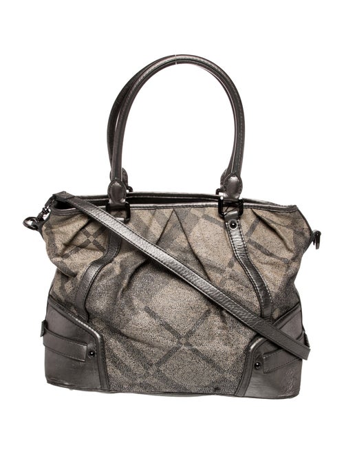 Burberry Canvas Top Handle Bag