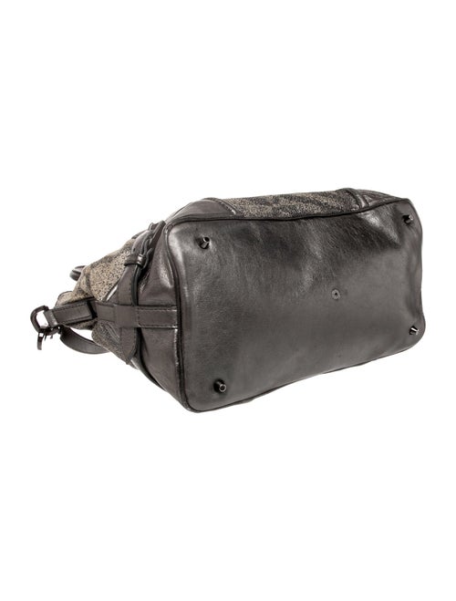 Burberry Canvas Top Handle Bag