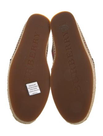 Burberry Canvas Printed Espadrilles
