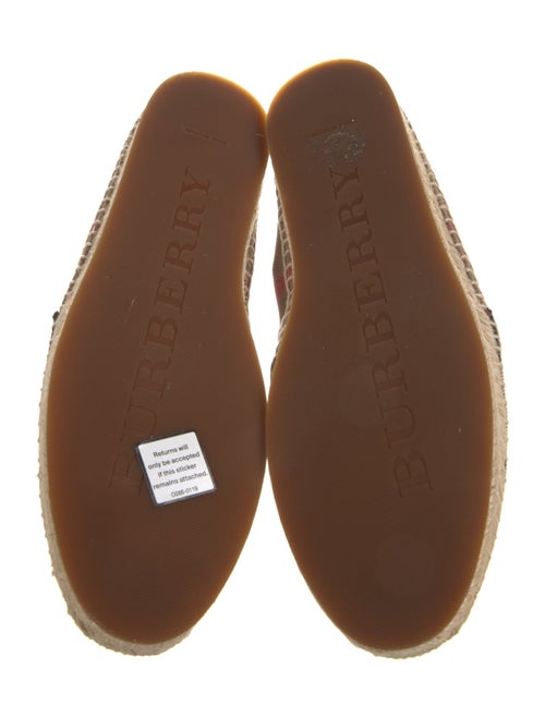 Burberry Canvas Printed Espadrilles