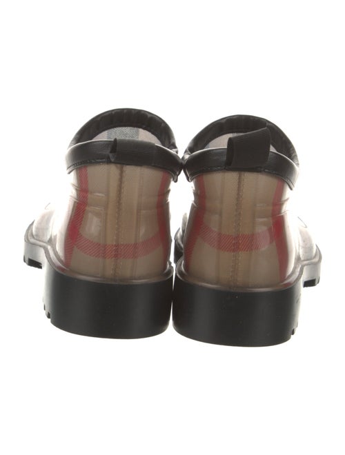 Burberry Nova Check Pattern Rubber Rain Boots