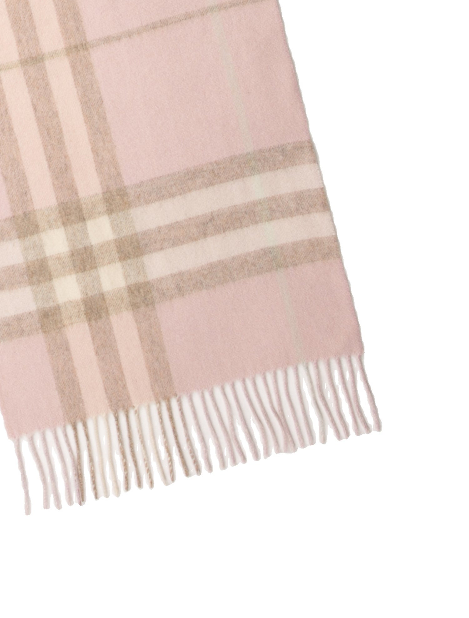 Burberry Cashmere Nova Check Pattern Scarf