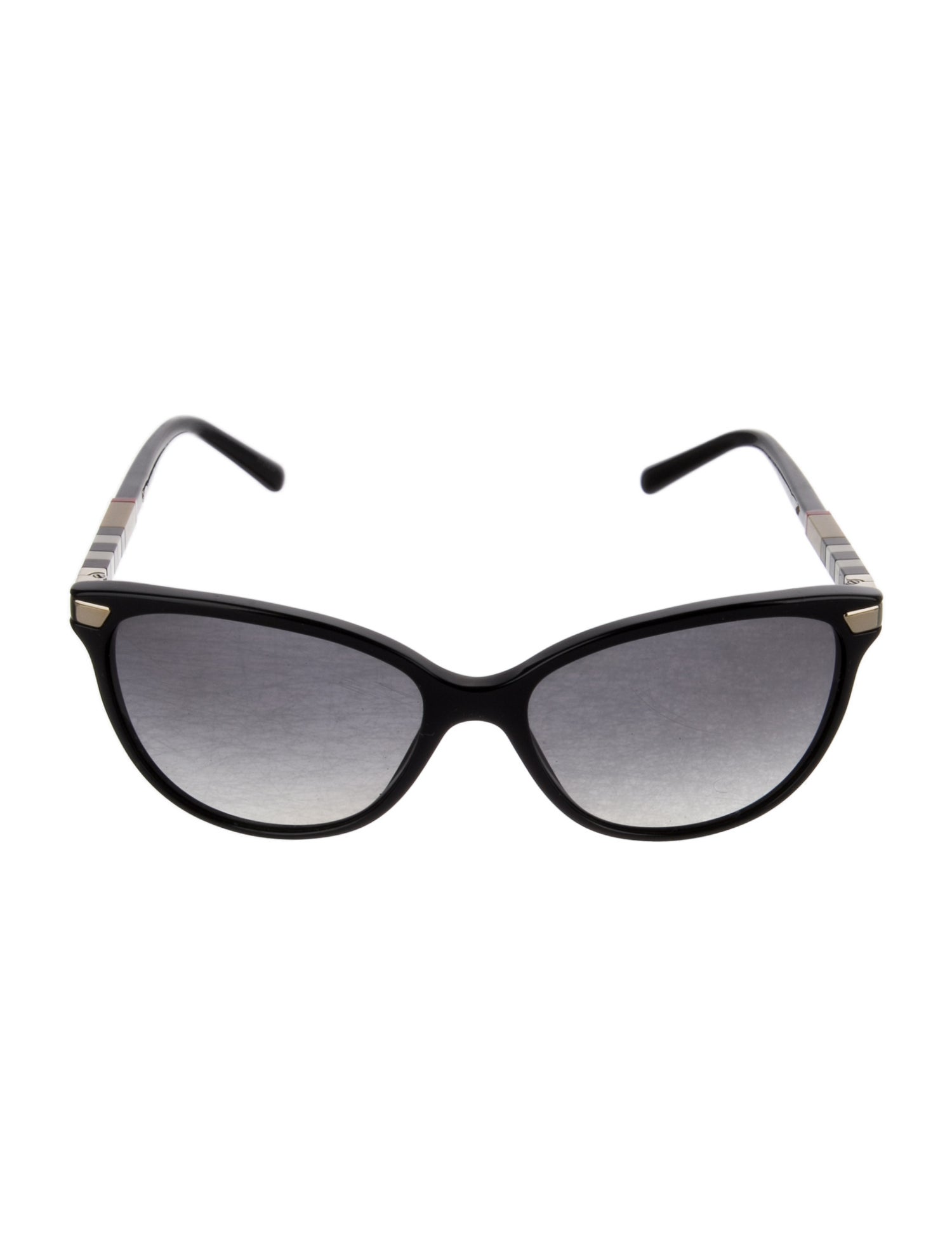 Burberry Nova Check Pattern Oversize Sunglasses