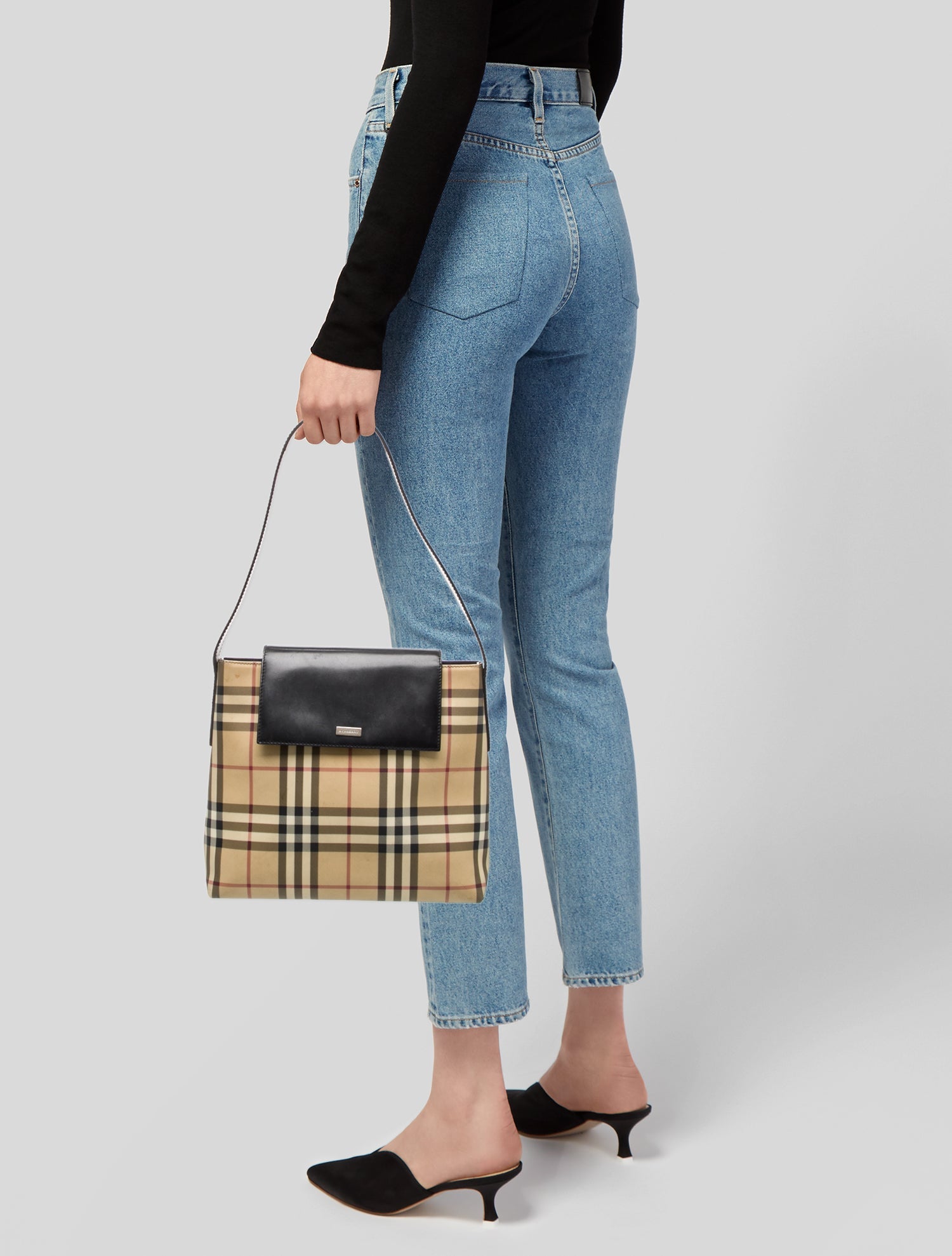 Burberry London Nova Check Shoulder Bag