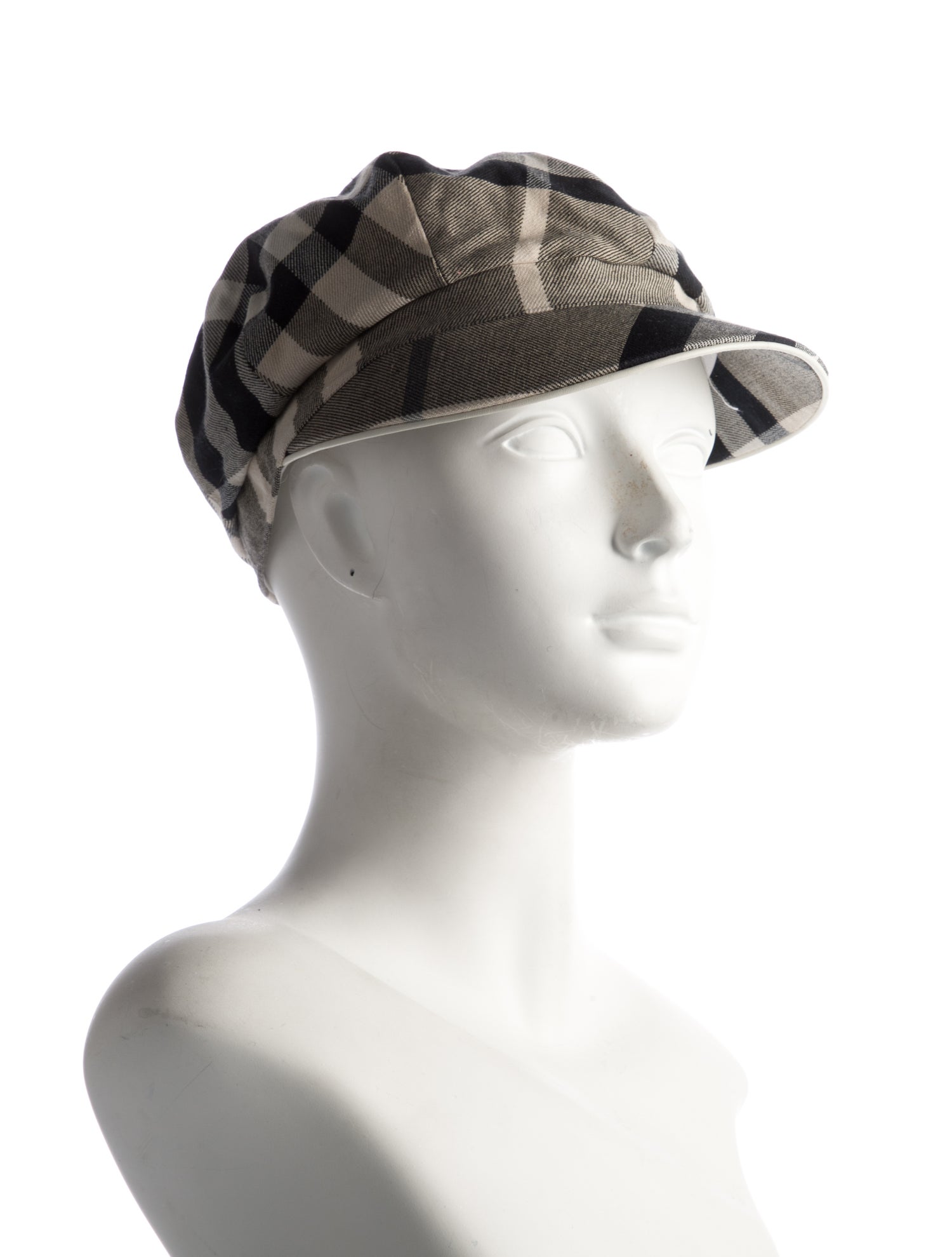 Burberry Canvas Newsboy Hat