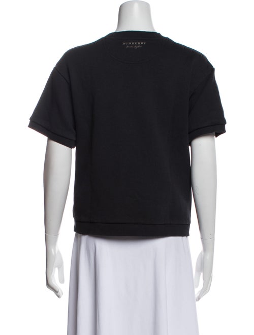 Burberry Crew Neck Short Sleeve Top