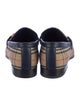 Burberry House Check Pattern Canvas Loafers