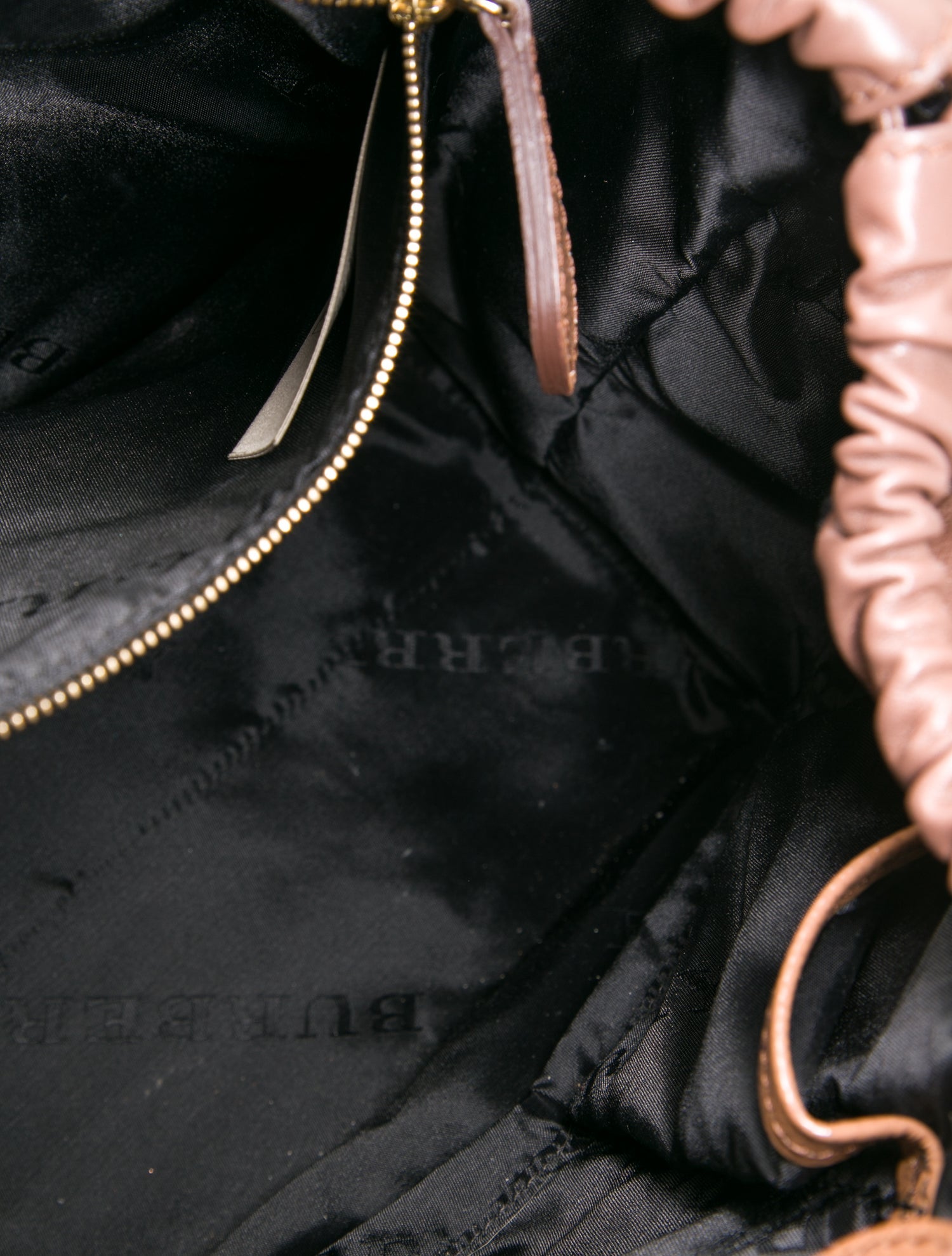 Burberry Leather Top Handle Bag