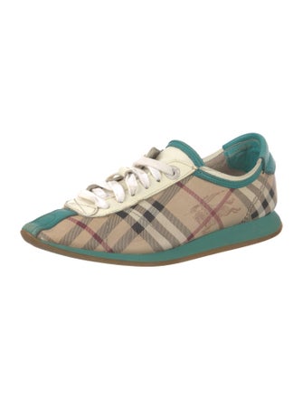 Burberry Haymarket Check Pattern Printed Sneakers