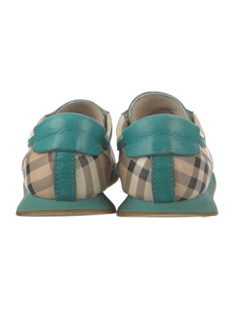 Burberry Haymarket Check Pattern Printed Sneakers
