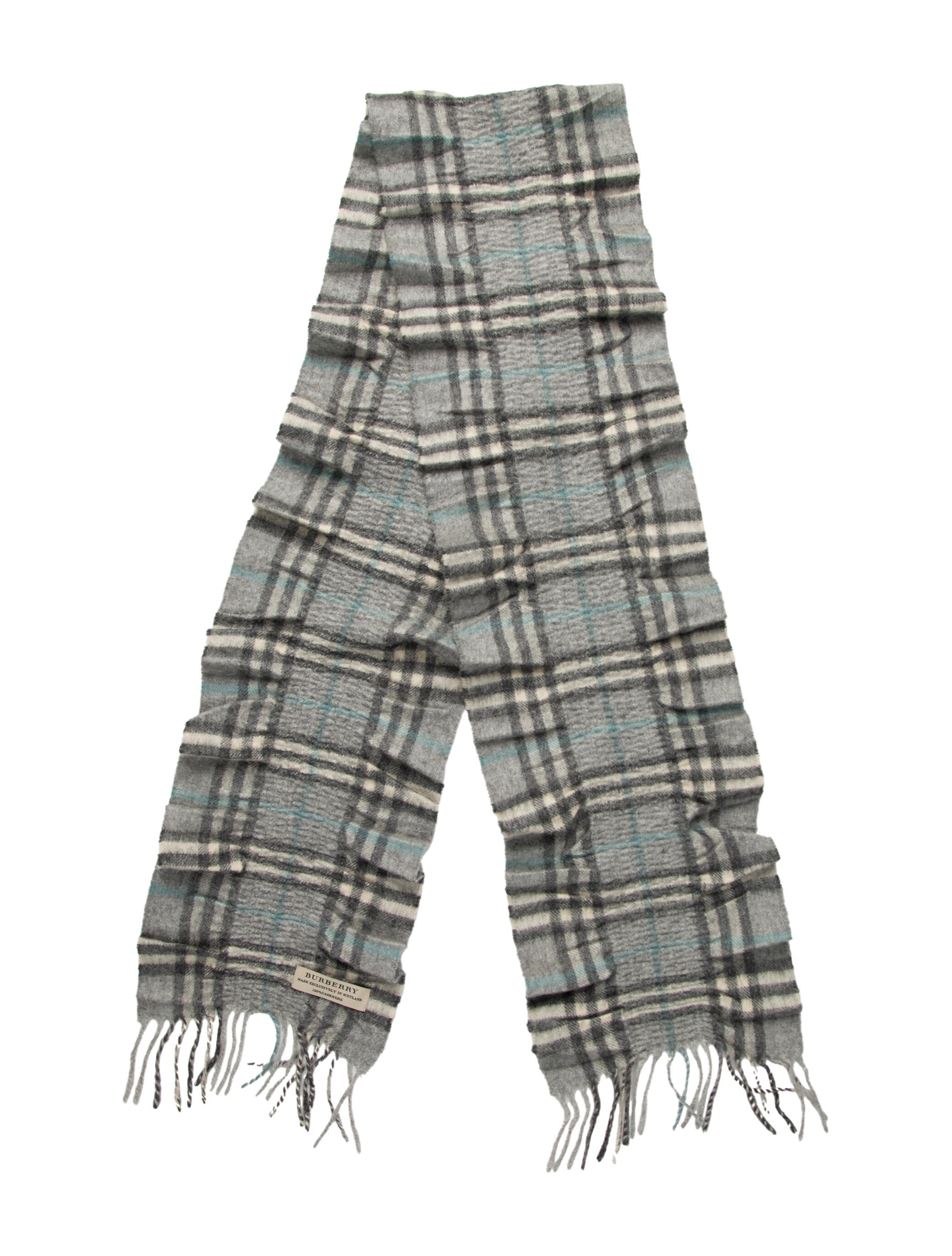 Burberry Cashmere Striped Scarf