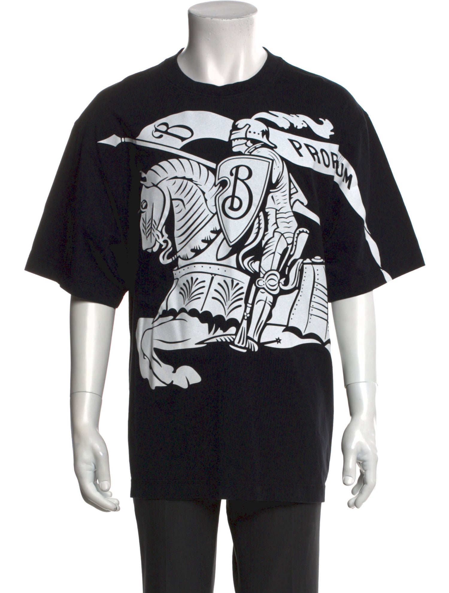 Burberry Graphic Print Crew Neck T-Shirt