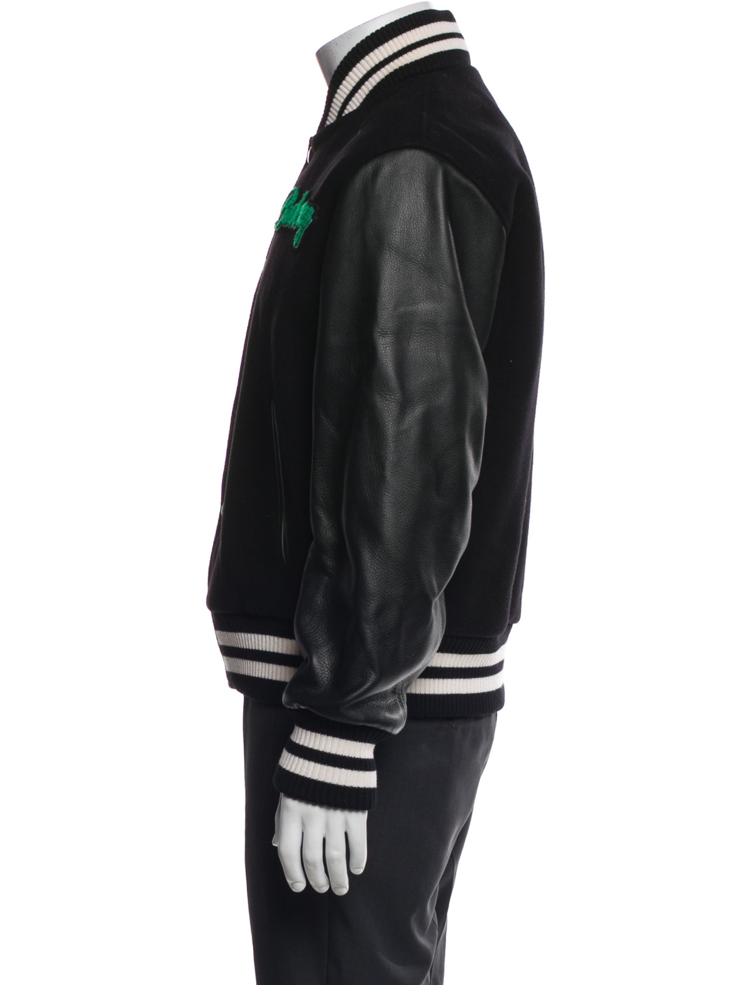 Burberry Wool Striped Varsity Jacket