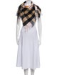 Burberry Cashmere Nova Check Pattern Shawl
