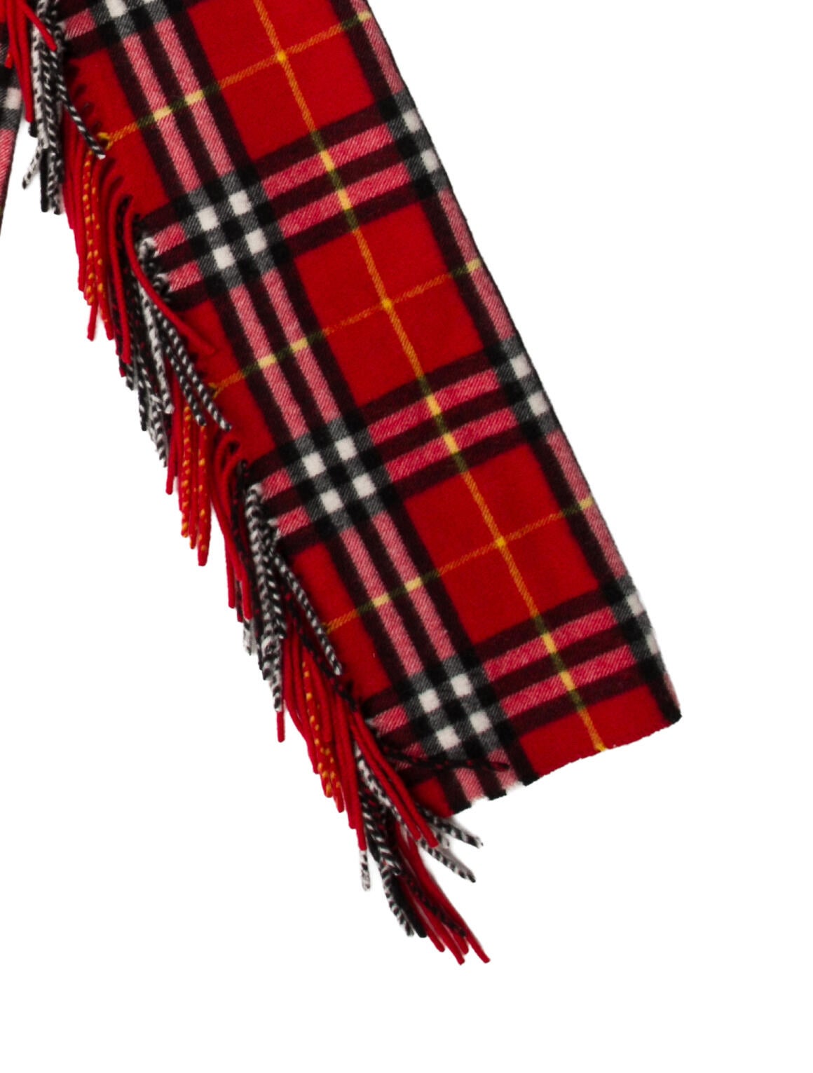 Burberry Cashmere Nova Check Pattern Scarf