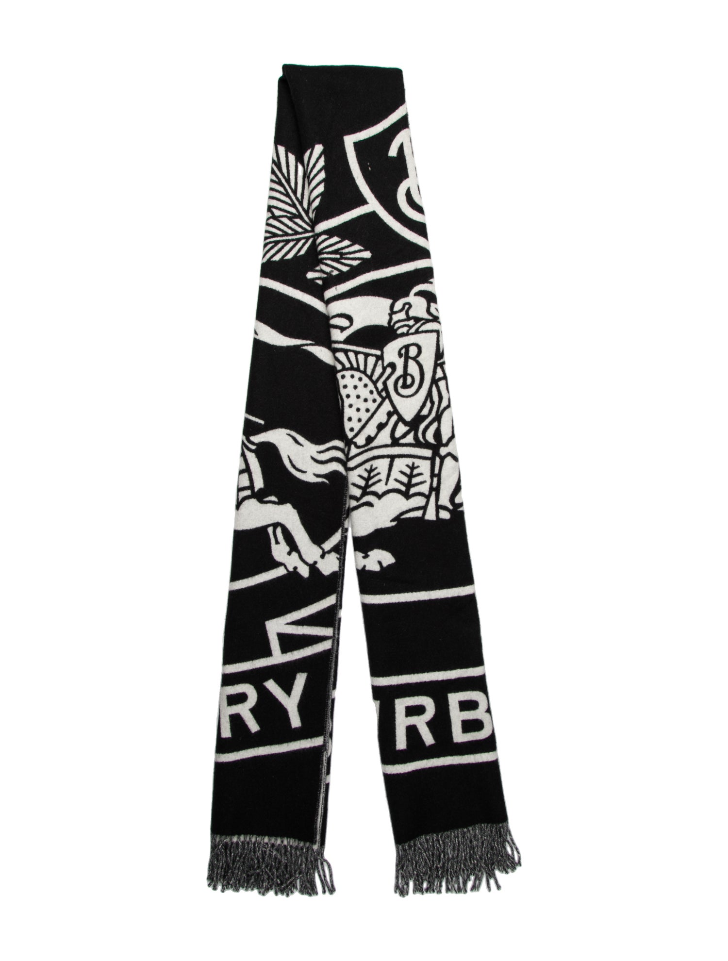Burberry Cashmere Printed Scarf