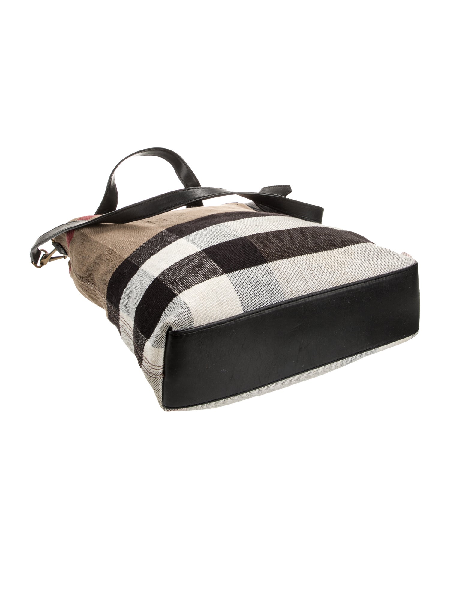 Burberry Mega Check Bucket Bag