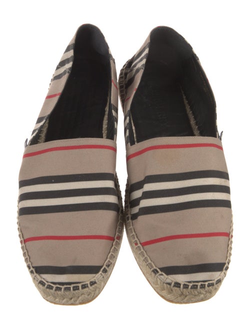 Burberry Nova Check Pattern Canvas Espadrilles