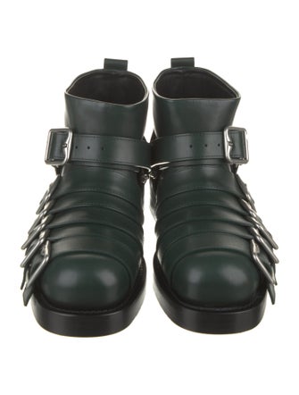 Burberry Leather Moto Boots