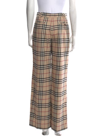 Burberry London Wool Wide Leg Pants