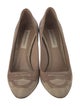 Burberry Leather Colorblock Pattern Pumps