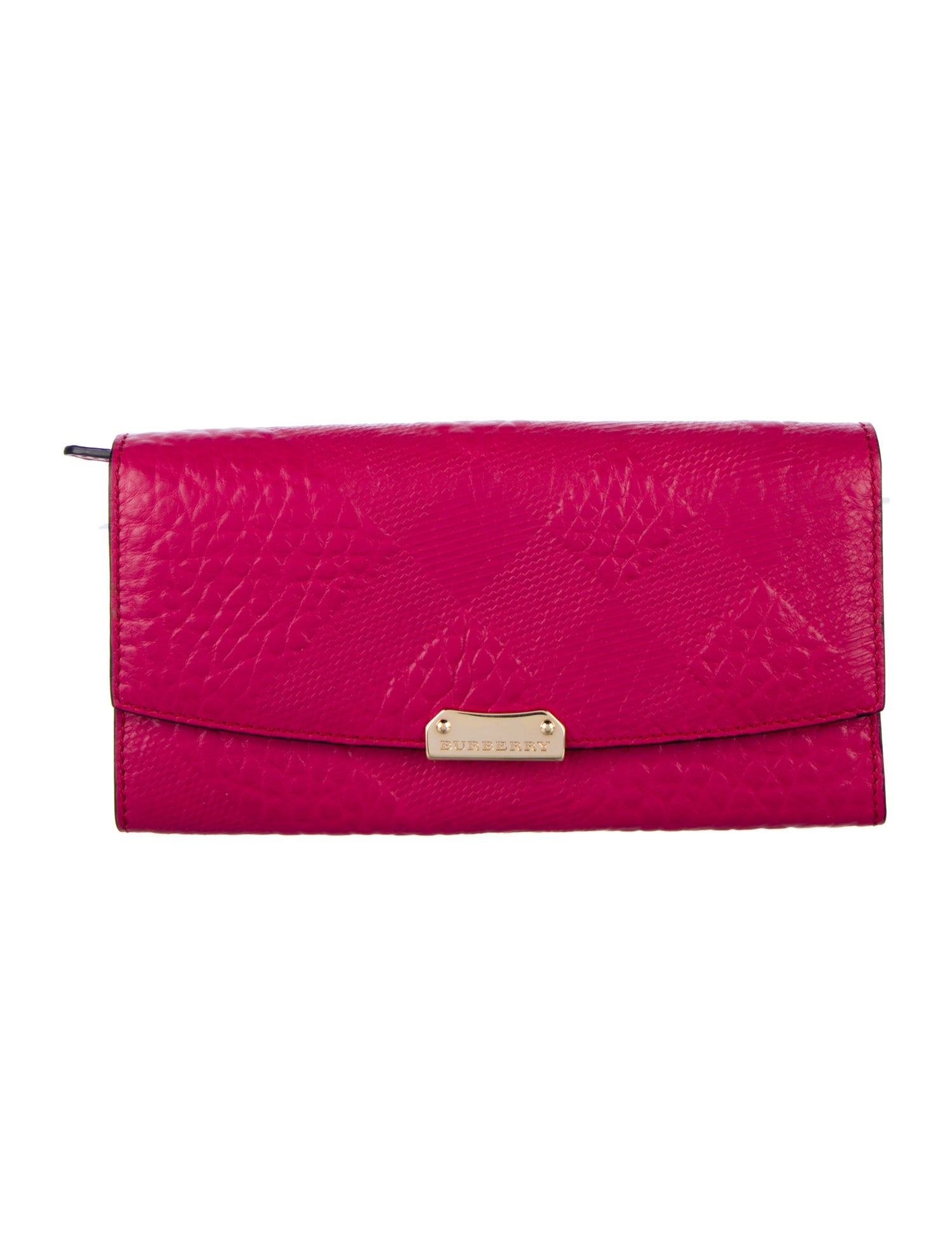 Burberry Leather Continental Wallet