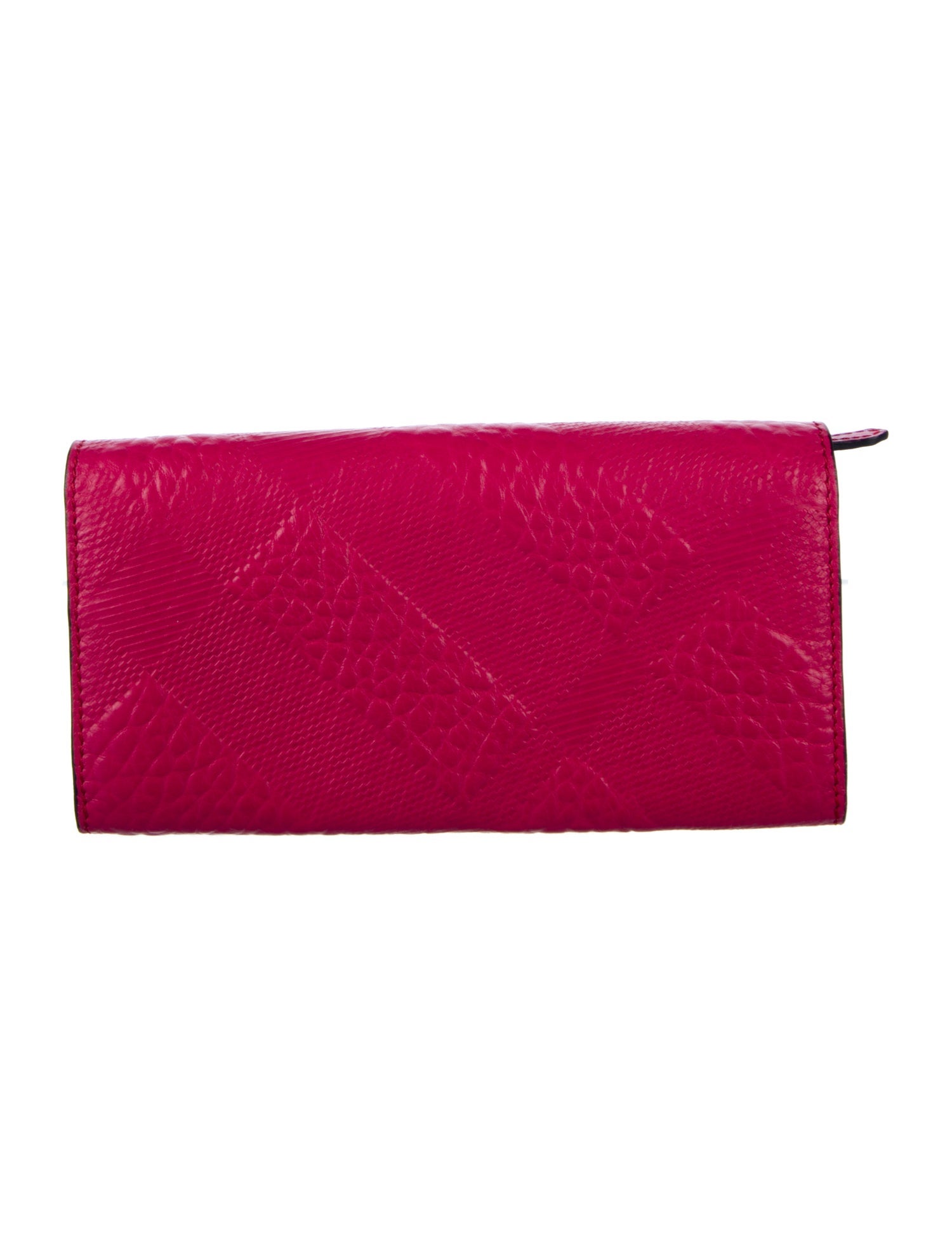 Burberry Leather Continental Wallet