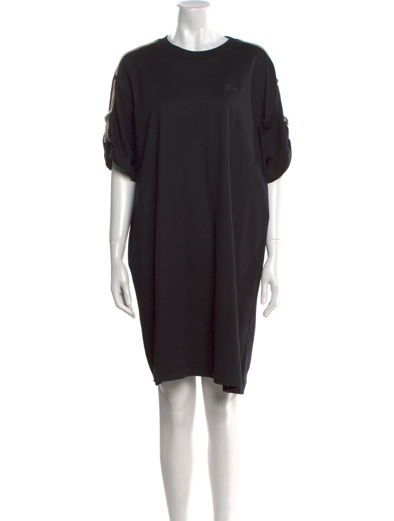 Burberry Crew Neck Knee-Length Dress