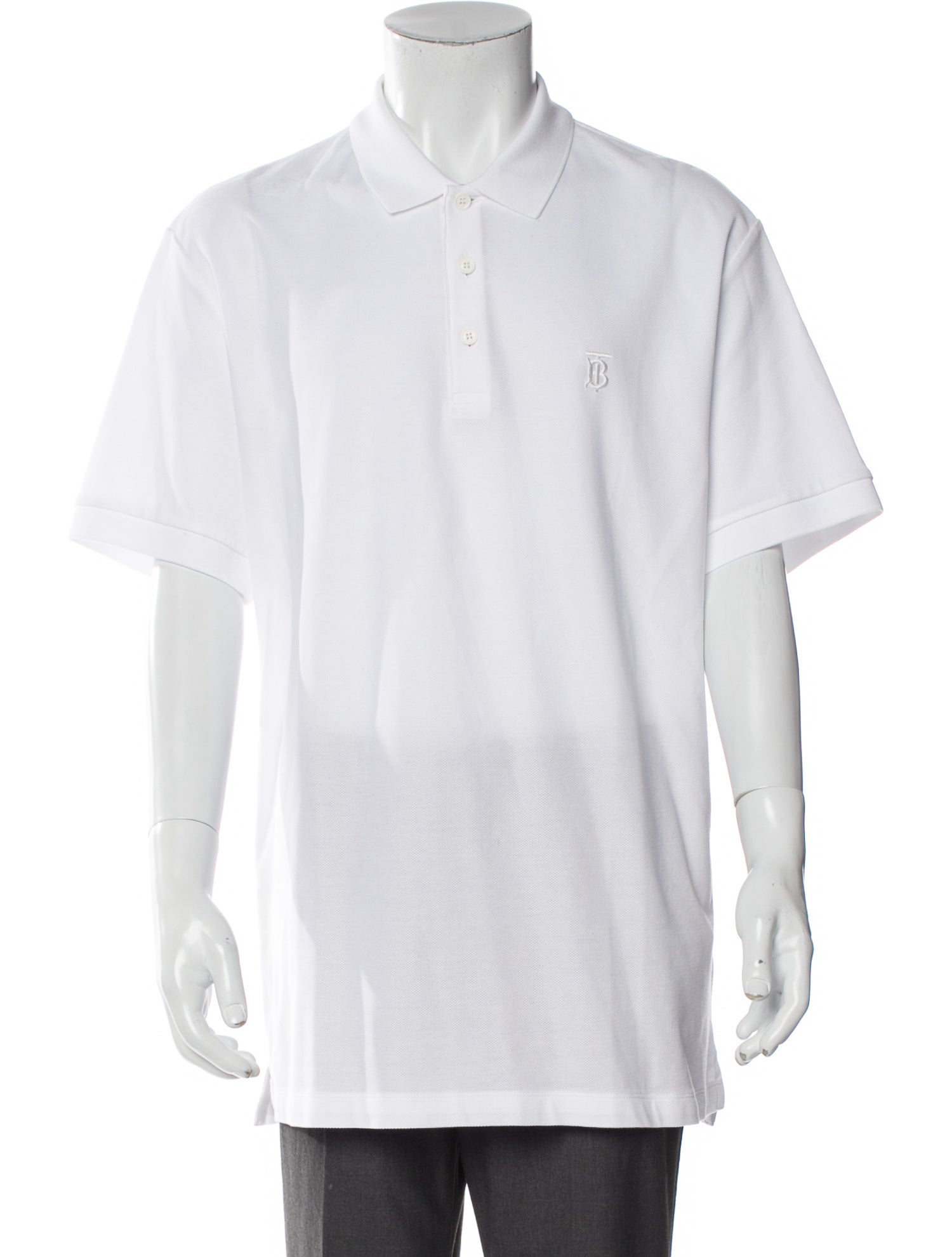 Burberry TB Monogram Collar Polo Shirt w/ Tags