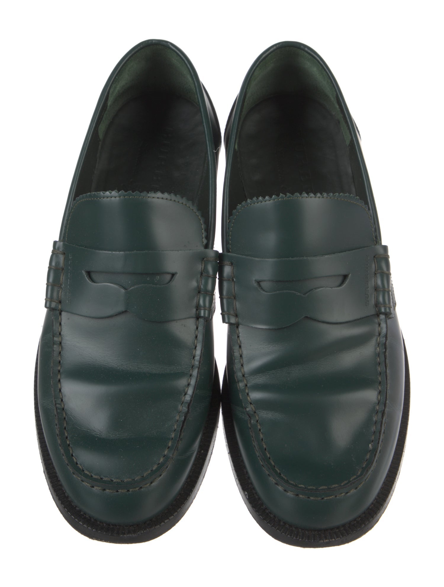 Burberry Patent Leather Loafers