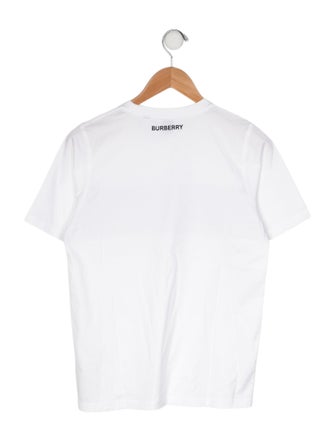 Burberry Kids' Check Patterned T-Shirt