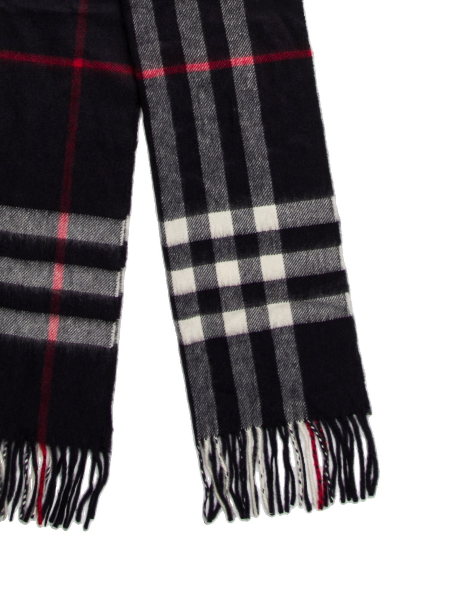 Burberry Cashmere Nova Check Pattern Scarf w/ Tags