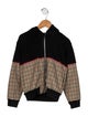 Burberry Kids' Check Patterned Hoodie