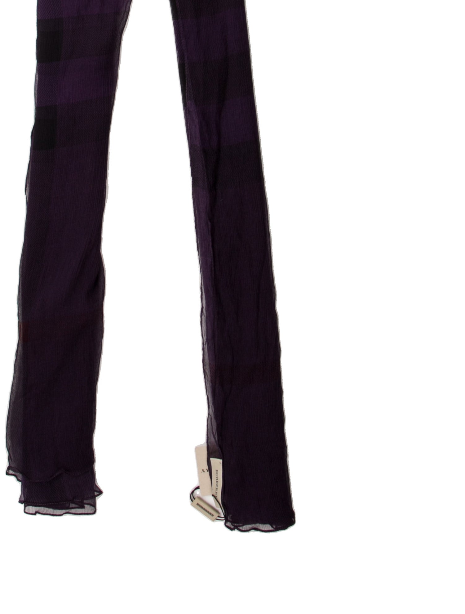 Burberry Silk House Check Pattern Scarf w/ Tags