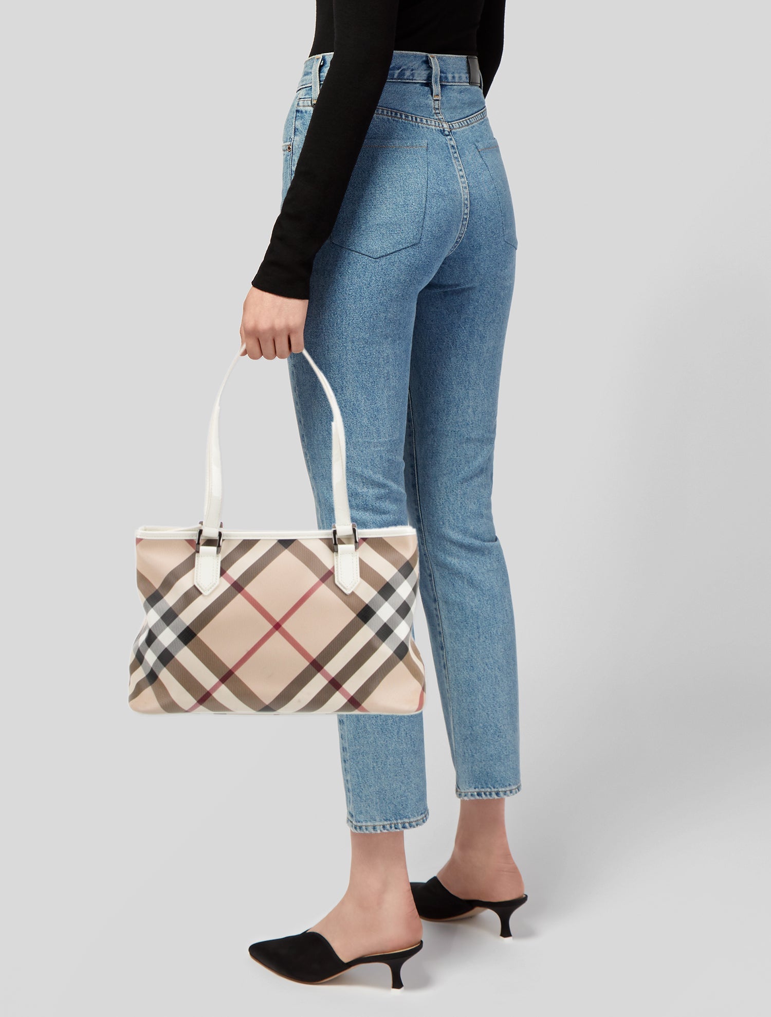 Burberry Super Nova Check Shoulder Bag