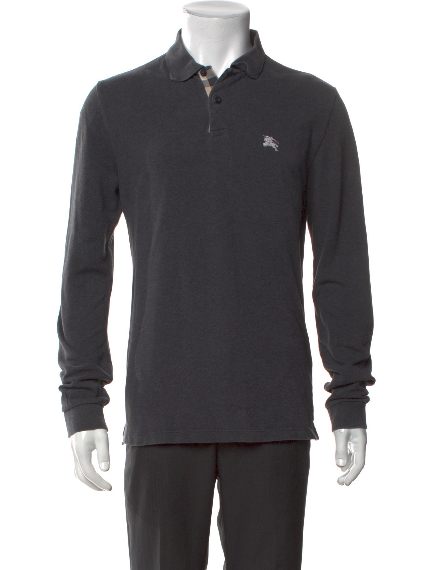 Burberry Brit Collar Long Sleeve Polo Shirt